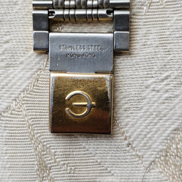 Elgin Black and Gold Tone Diamond Quartz Stainless Steel Watch - Picture 15 of 16